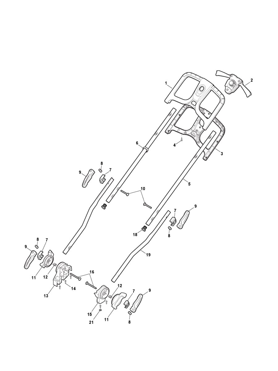 Mountfield Princess 42Li (2021) Handle
