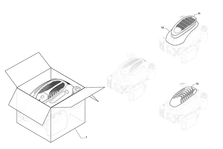 Mountfield S461R PD - Engine Cover