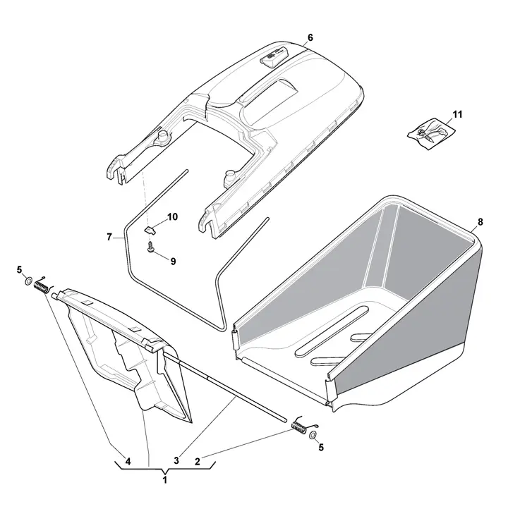 Mountfield S461R PD Grass Catcher