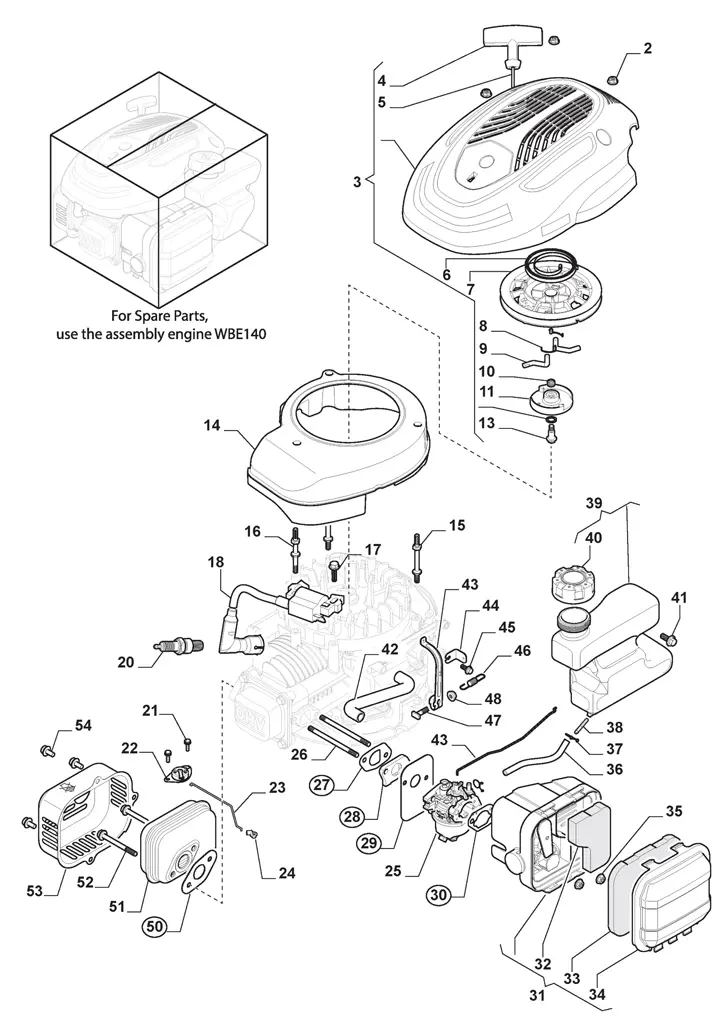Mountfield SP41 Carburettor