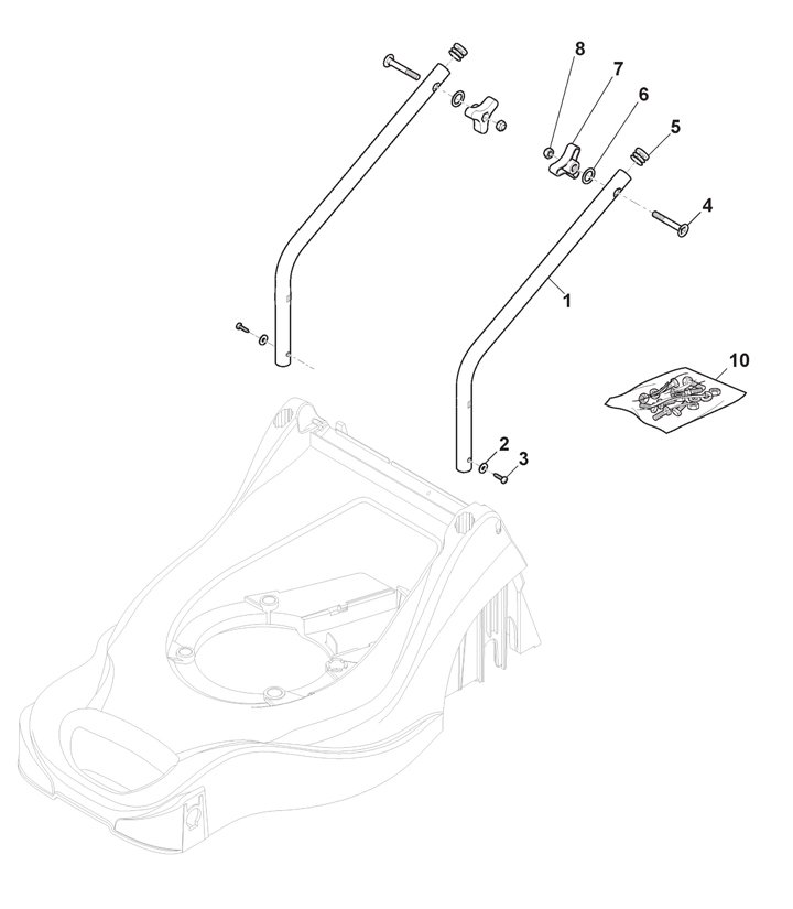 Mountfield SP41 - Handle