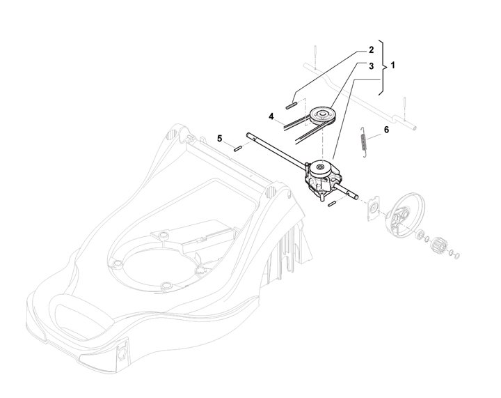 Mountfield SP41 Transmission