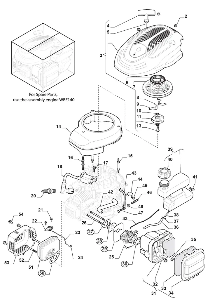 Mountfield SP42 Carburettor