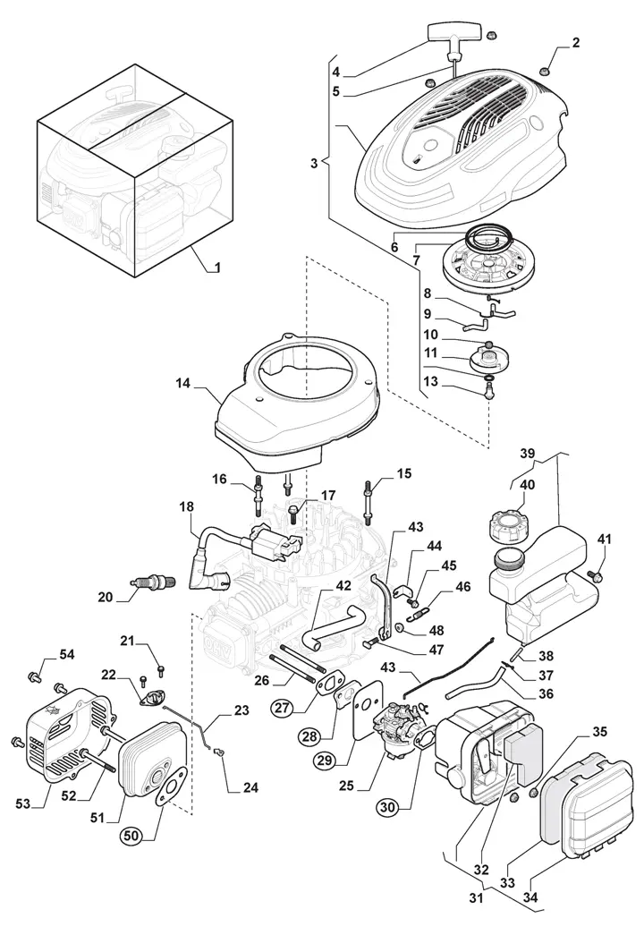 Mountfield SP46 Carburettor