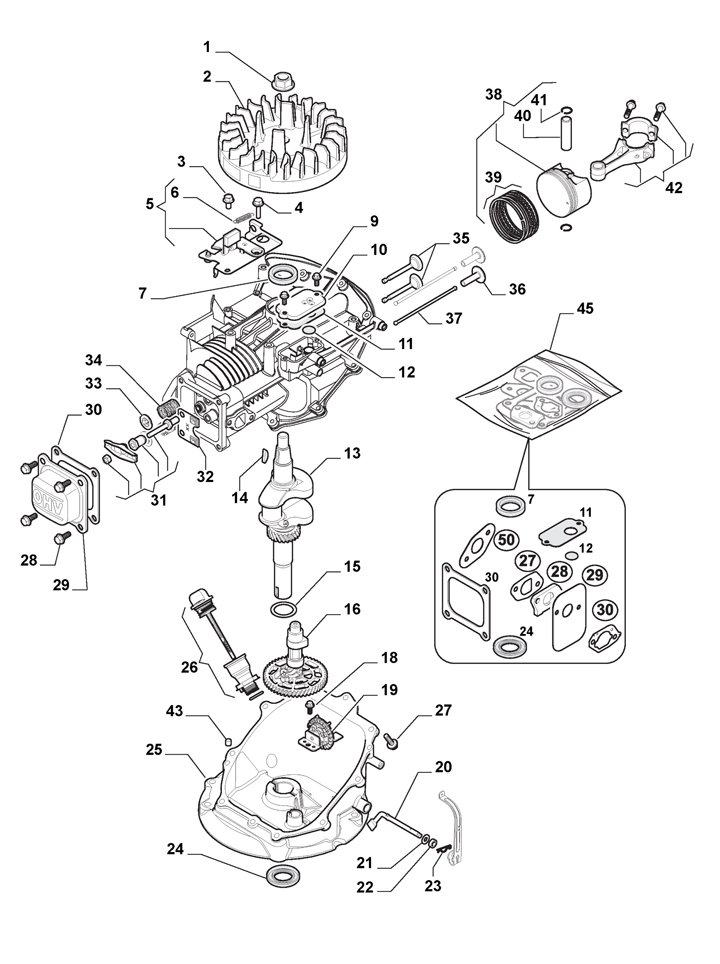 Mountfield SP46 Crankshaft