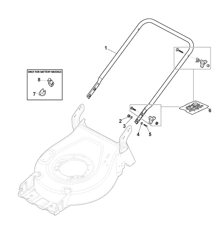 Mountfield SP46 Handle