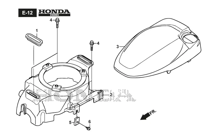 Mountfield SP46 Elite fan cover