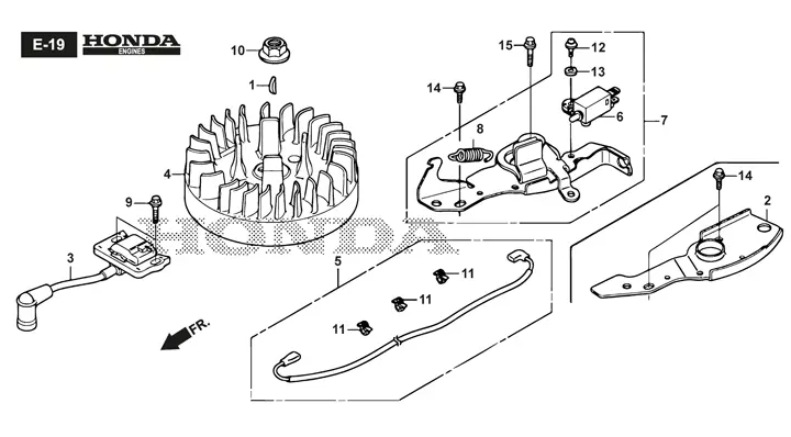 Mountfield SP46 Elite Flywheel