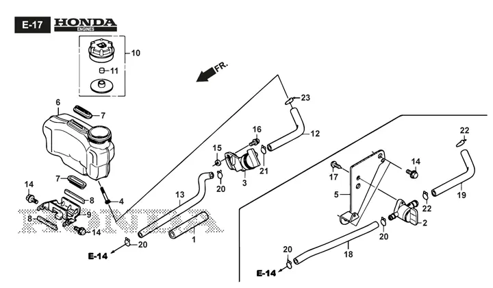 Mountfield SP46 Elite Fuel Tank
