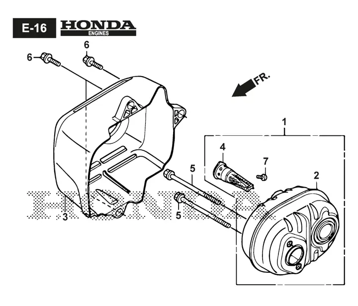 Mountfield SP46 Elite - Muffler