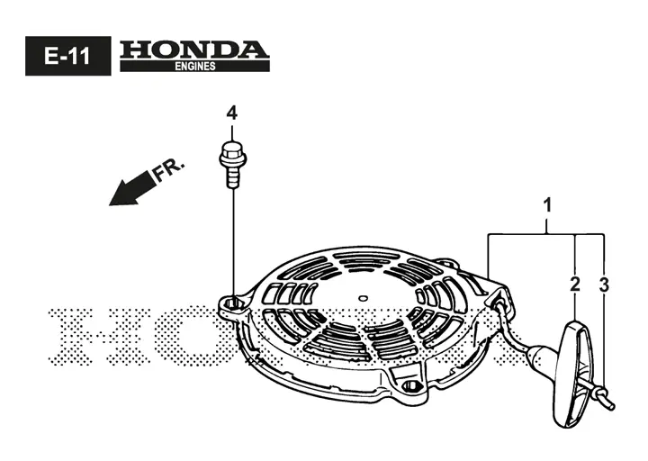Mountfield SP46 Elite Recoil Starter