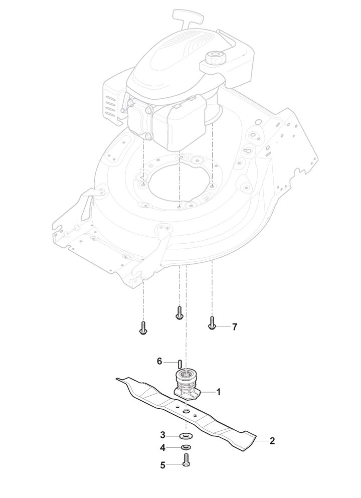 SP485 HW V (2021) Mountfield SP485HWV Blade