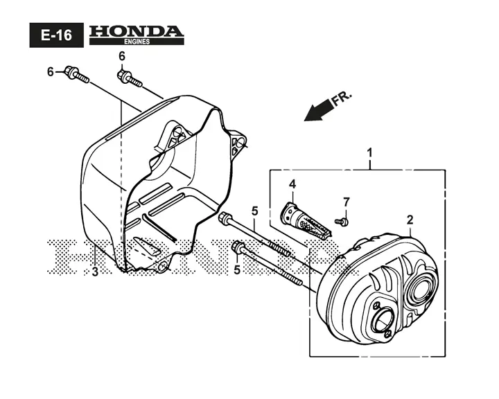 Mountfield SP485HWV Muffler