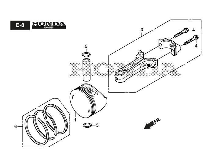 Mountfield SP485HWV Piston