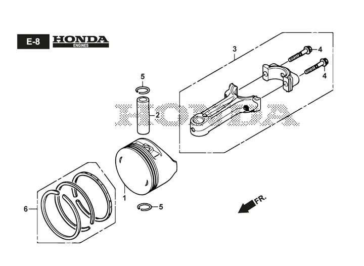 SP485 HW V (2021) Mountfield SP485HWV Piston