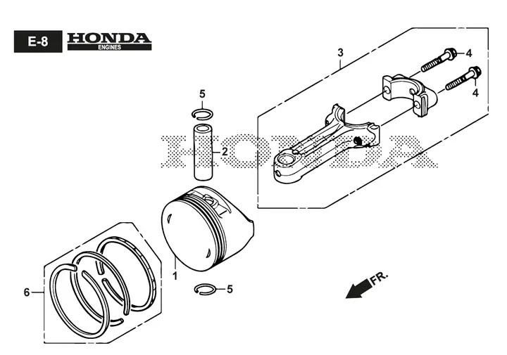 Mountfield SP505RV Piston