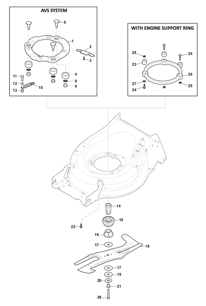 Mountfield SP505RV Blade