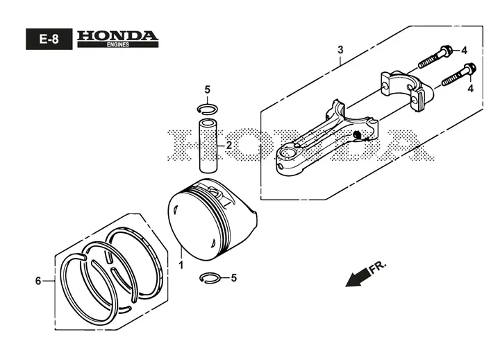 Mountfield SP53-Elite piston