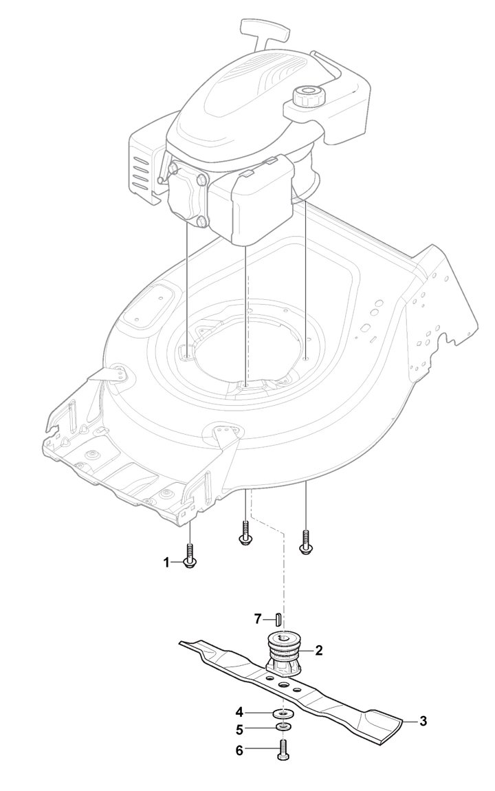 Mountfield SP53-Elite blade