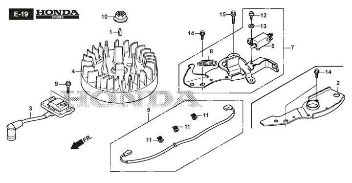 Mountfield SP53-Elite Flywheel