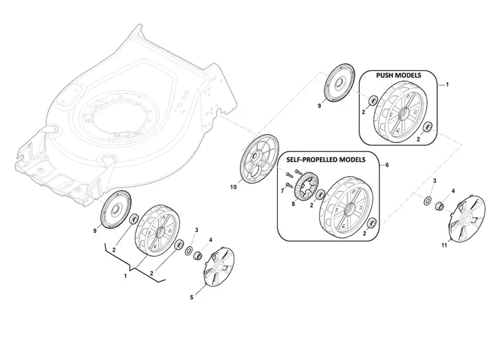 Mountfield SP53-Elite Wheel