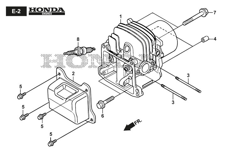 Mountfield SP555RV cylinder head