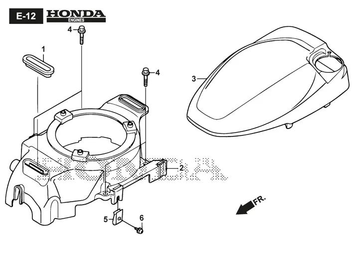 Mountfield SP555RV Fan Cover