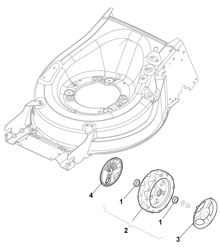 Mountfield SP555RV Wheels