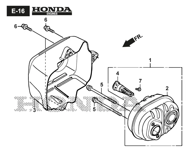 Mountfield SP555V Muffler