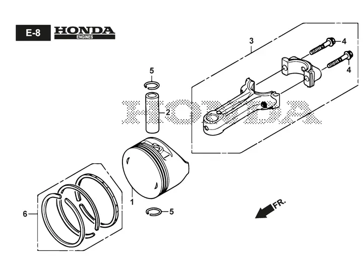 Mountfield SP555V Piston