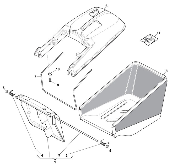 EMPRESS 41 Roller Li Kit (2022) EMPRESS 41li grass catcher