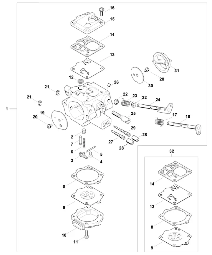 Stihl MS881 - Carburetor