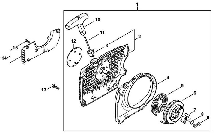 Stihl MS391 - Rewind Starter