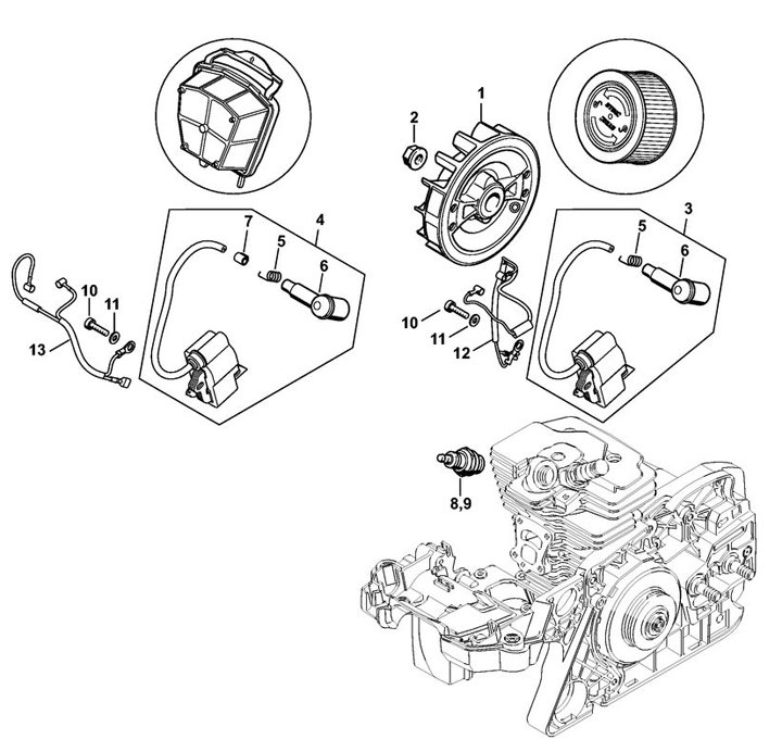 Stihl MS391 - Ignition System