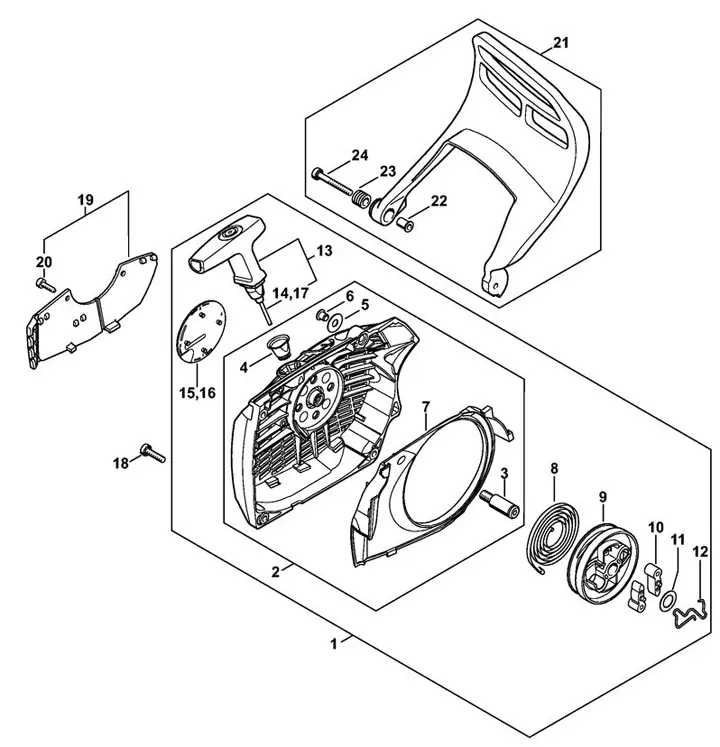 Stihl MS661C-M - Rewind Starter