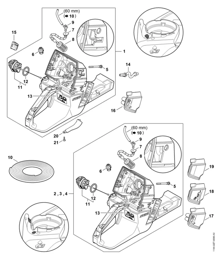 Stihl MS661C-M - Tank Housing