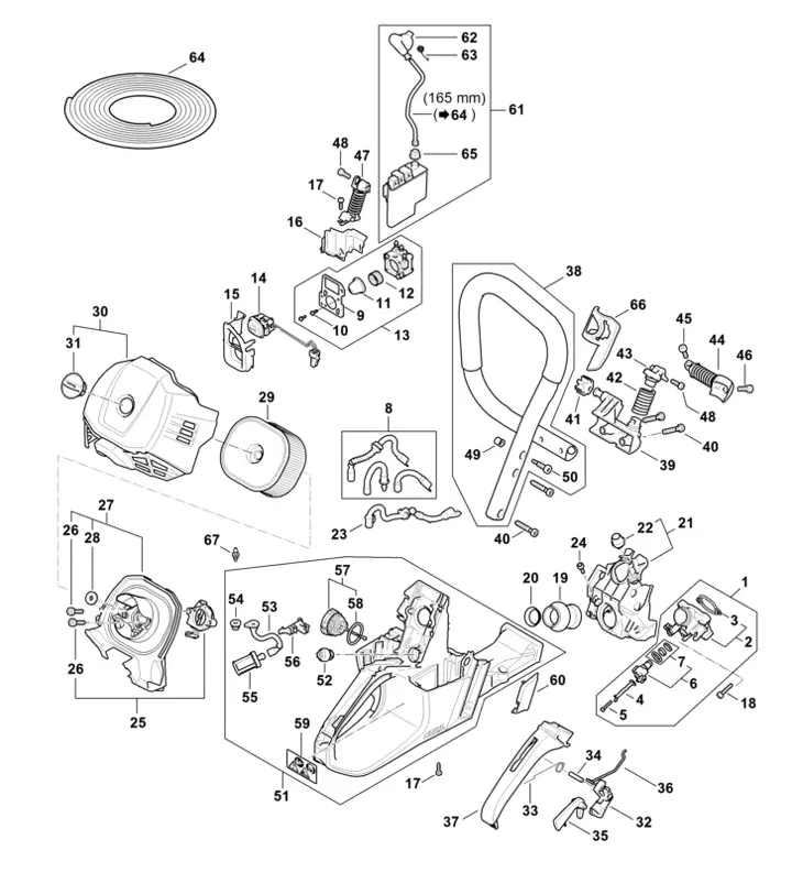 Stihl MS500i - Fuel injection system