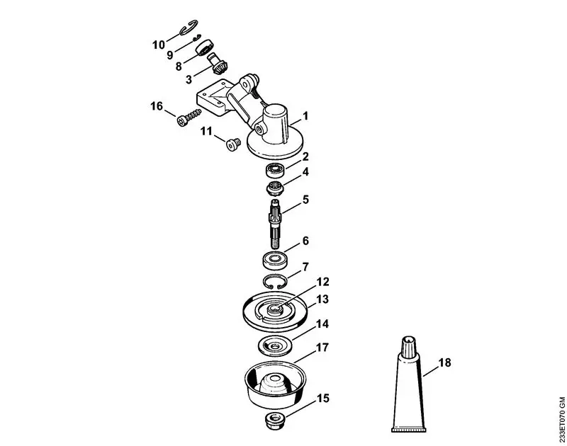 Stihl FS55R - Gear Head