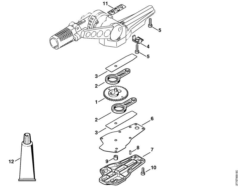 Stihl HLE71 - Blade Drive Gear