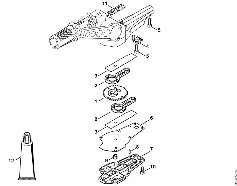 Stihl HLE71 - Blade Drive Gear