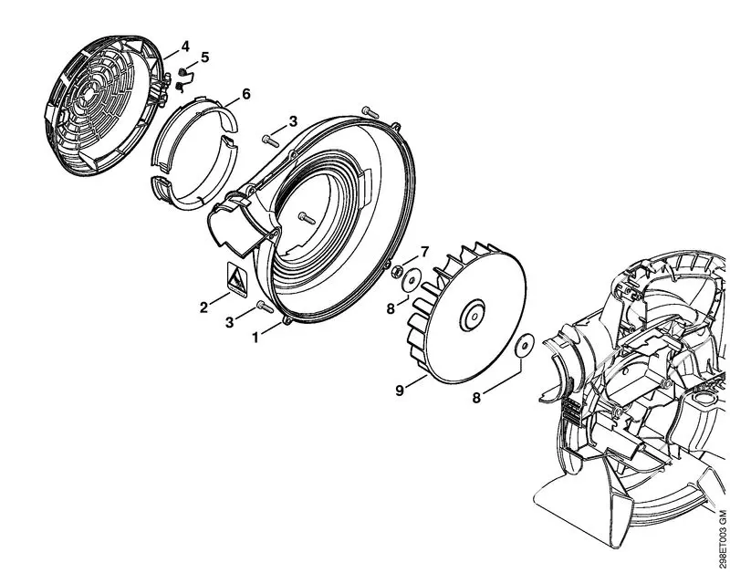 90744774132 PAN HEAD SELF TAPPING | Lawn & turfcare machinery parts