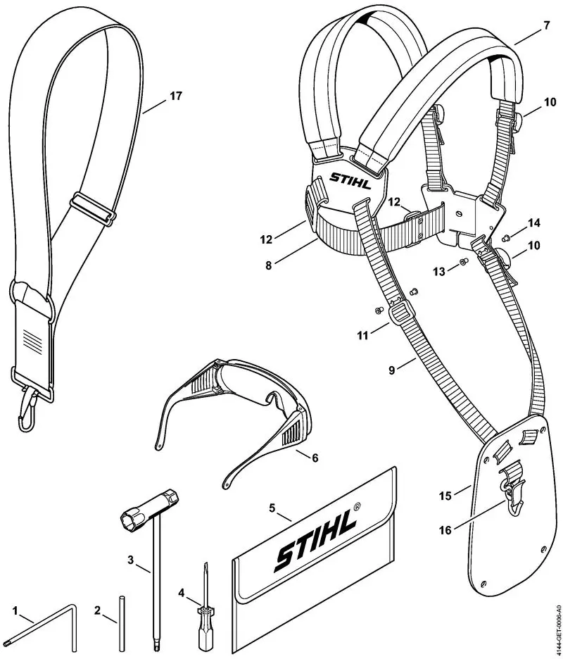 stihl fs56ce tools