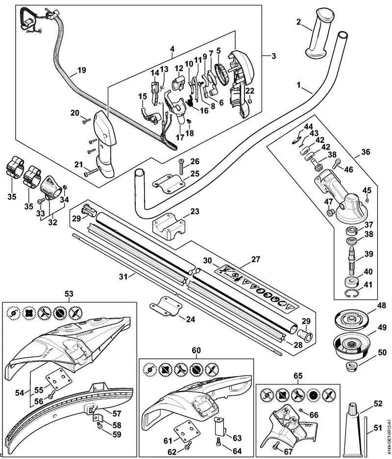 Stihl FS94CE - Bike Handle