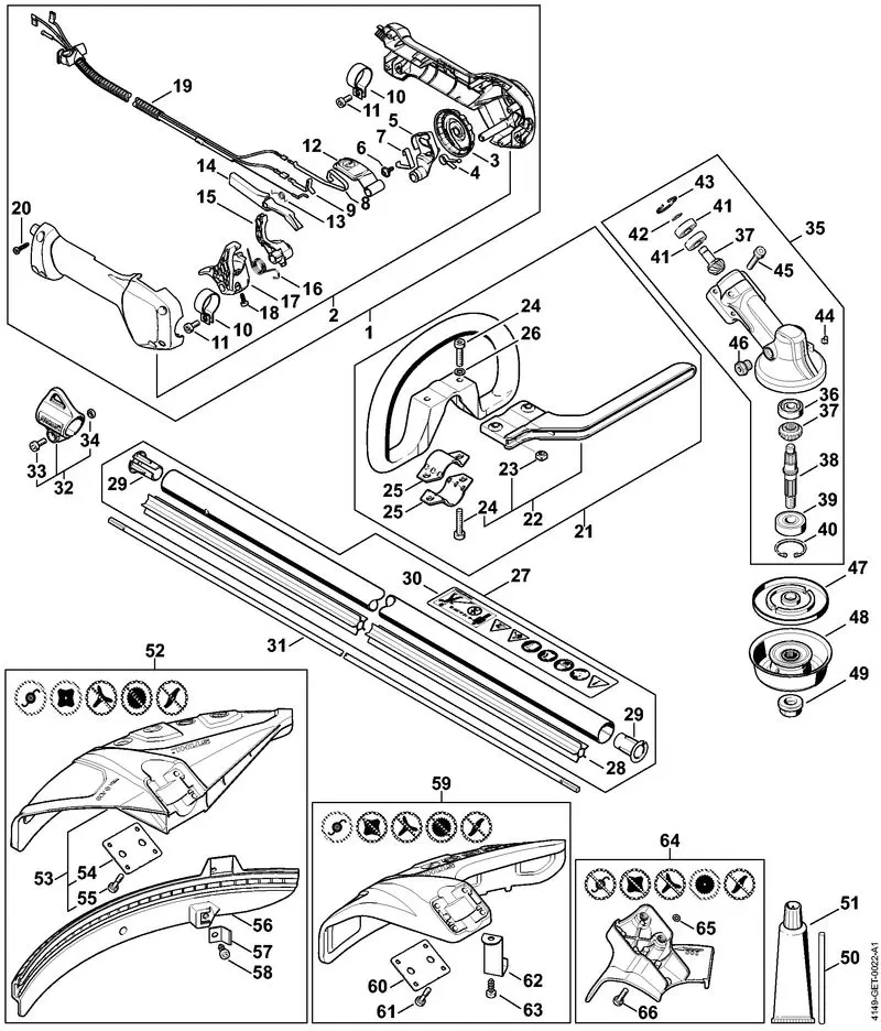 Stihl FS94RCE - Control Handle