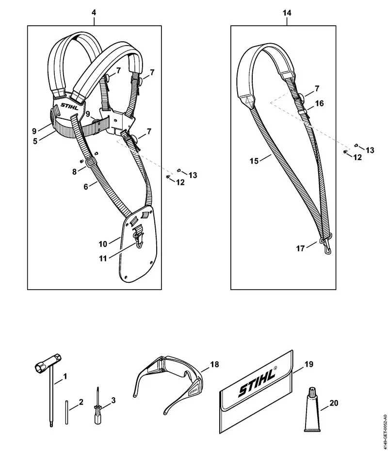 Stihl FS94CE - Tools
