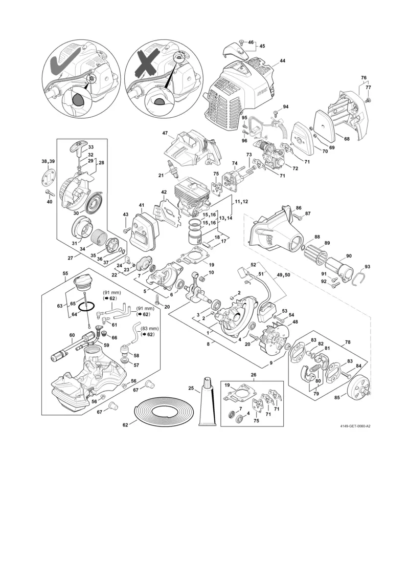 Stihl HL94KCE - Engine