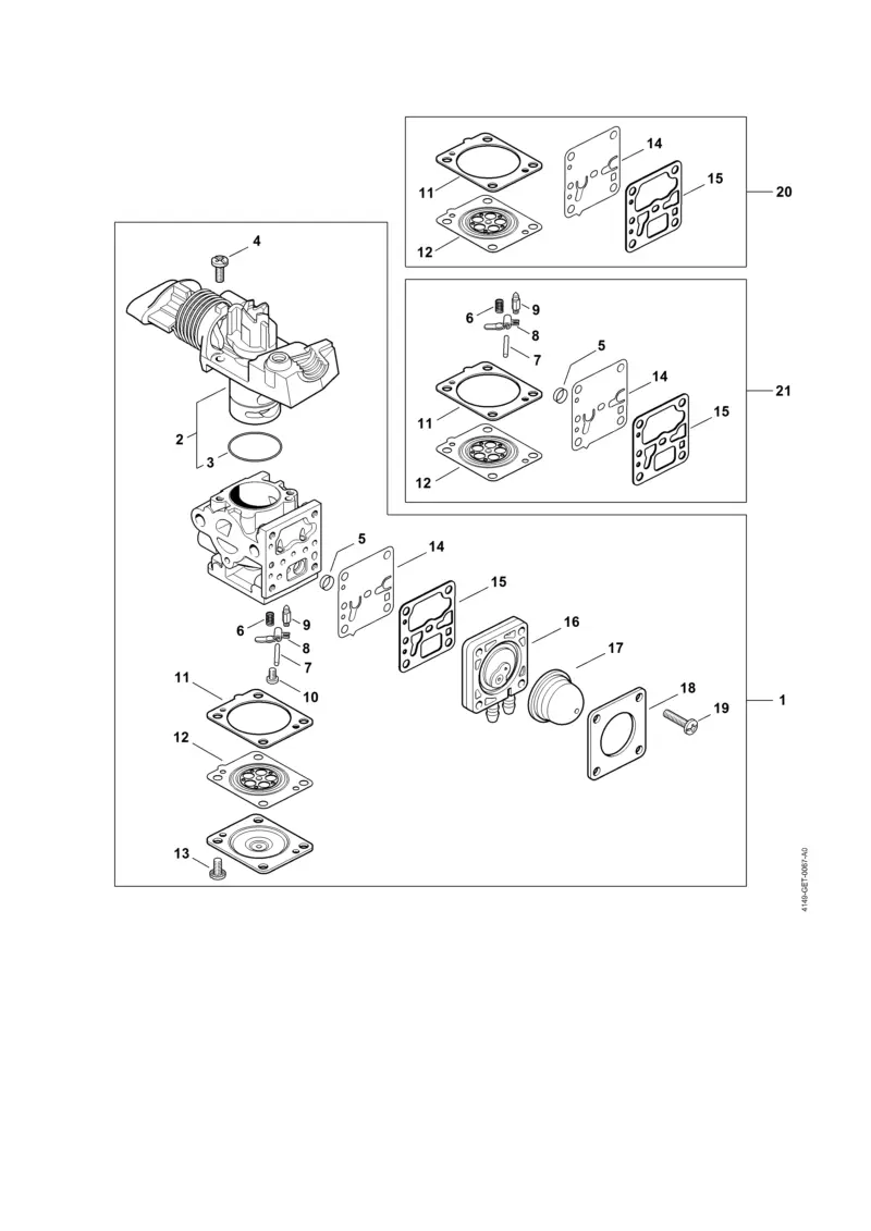 Stihl HL92CE - Carburetor