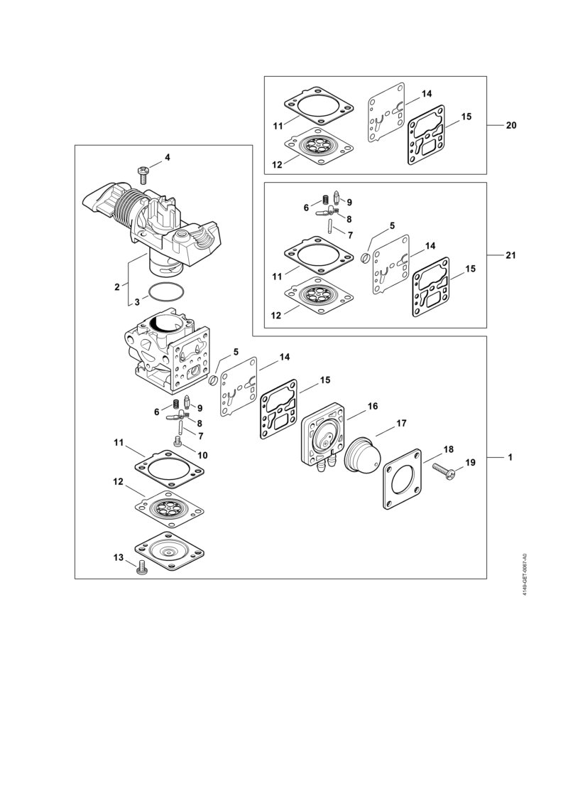 Stihl KM94RCE- Carburetor