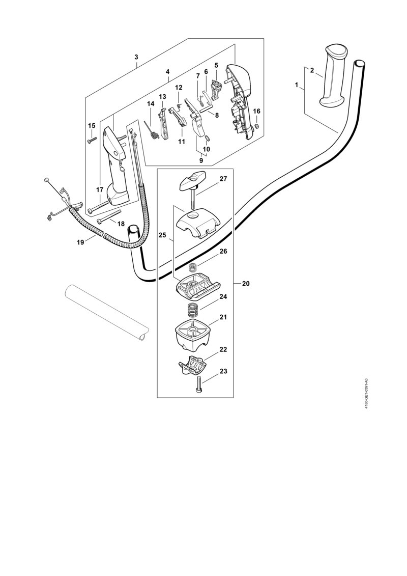 Stihl FS91 - Bike Handle