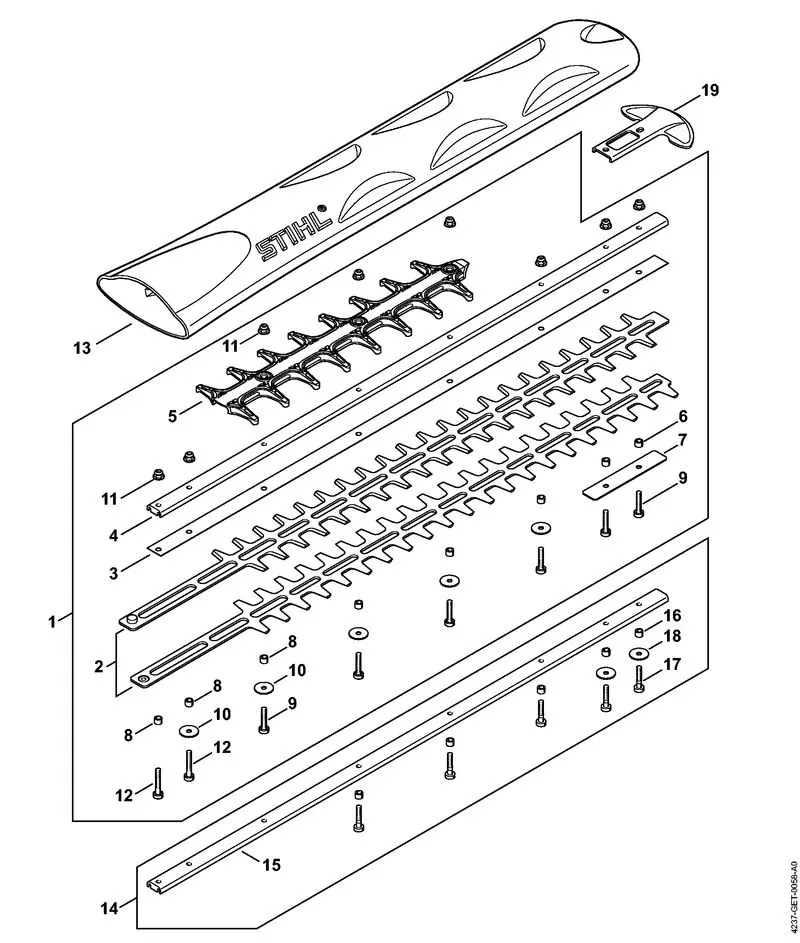 Stihl HS82T - Cutter Bar 24" T